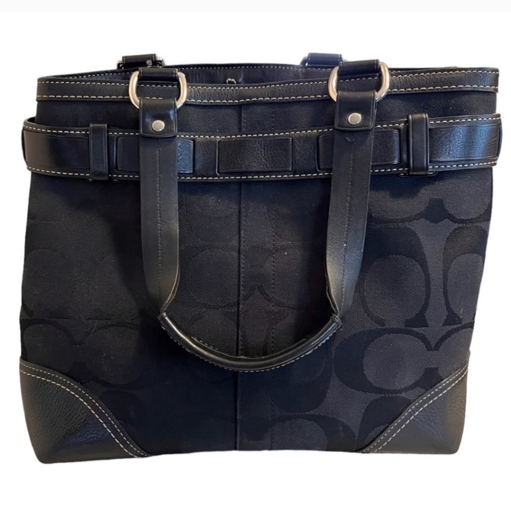 Coach Hampton Python Handbag - Picture 7 of 14